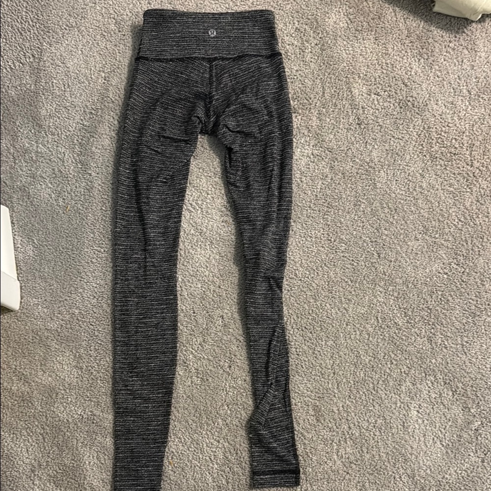 Lululemon Black/grey  Leggings